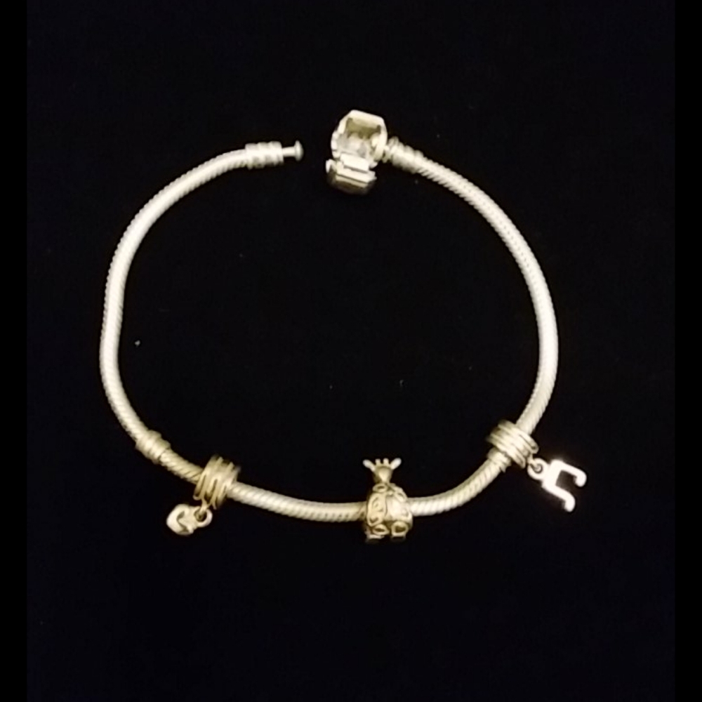 Pandora 925 Sterling Silver Bracelet 8"